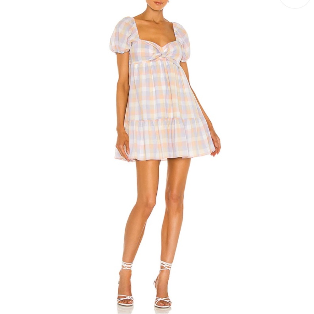 Amanda Uprichard Goldie Dress Gingham XS